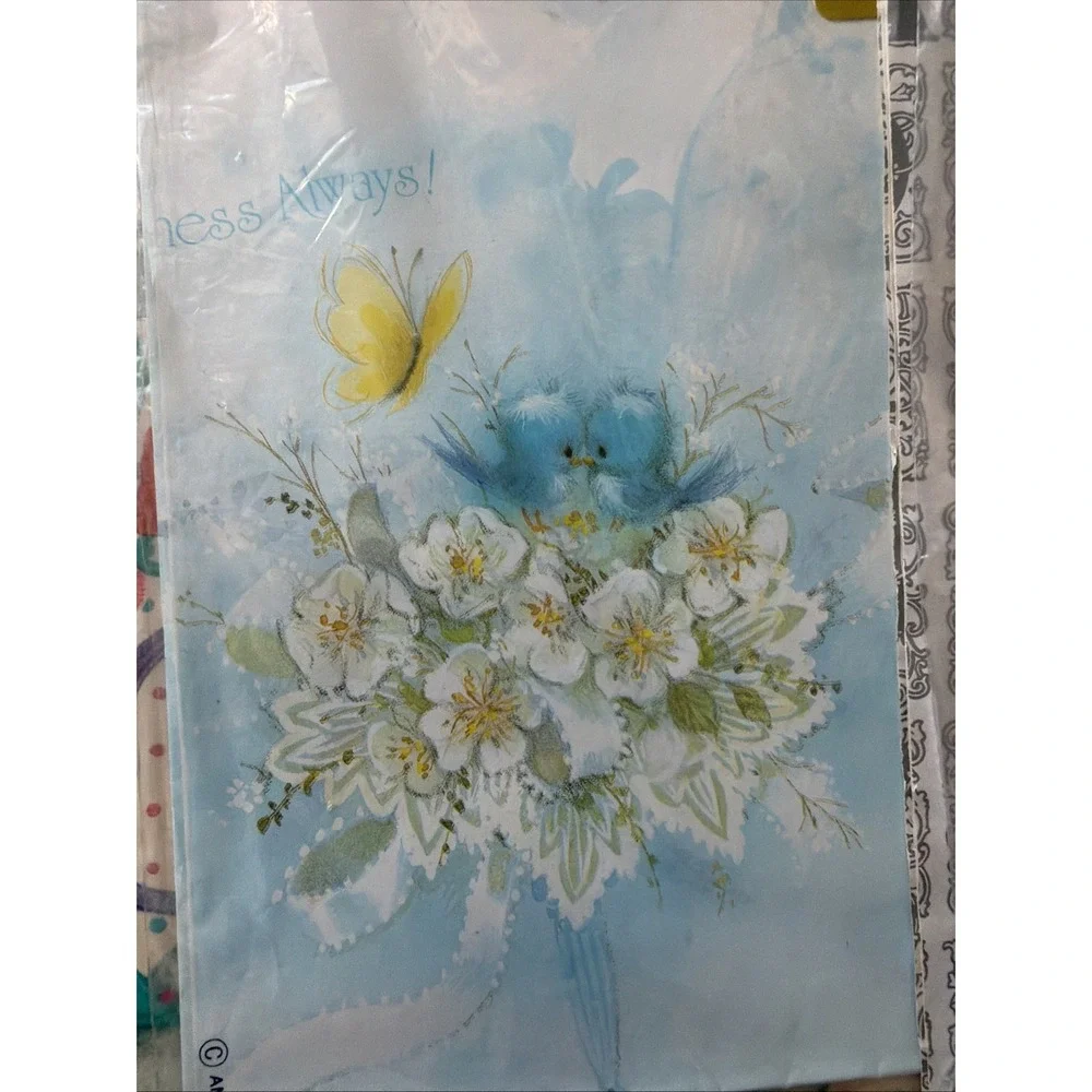 Vintage Gift Wrap Wedding Birthday Kids Baby Mixed Lot NOS Sealed +Partial Pkgs